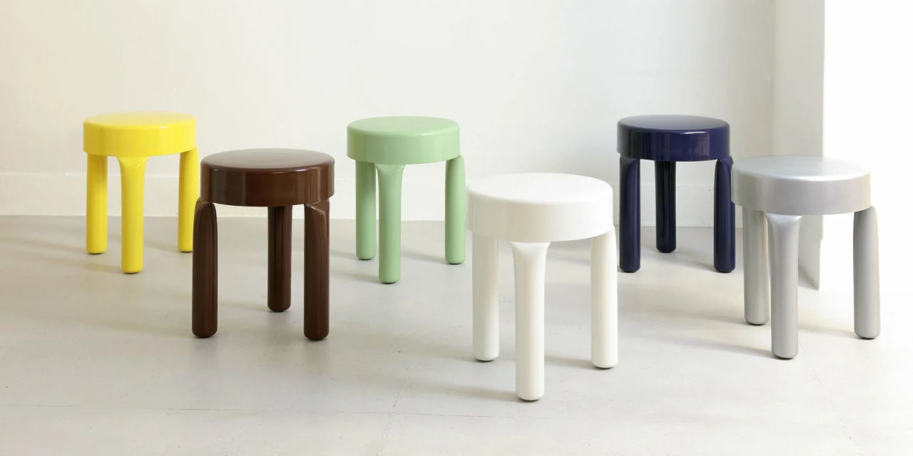 Pressura Stool and Table comes in many colors 