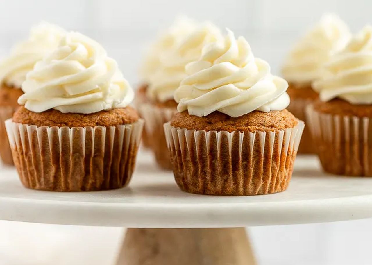 Pumpkin Ginger Cupcake