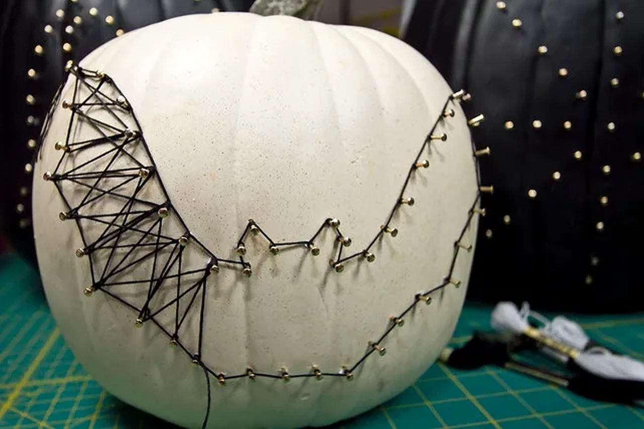 Pumpkin String Art