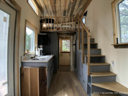 Shakalo Tiny House Embraces Minimalistic Layout and has a Loft