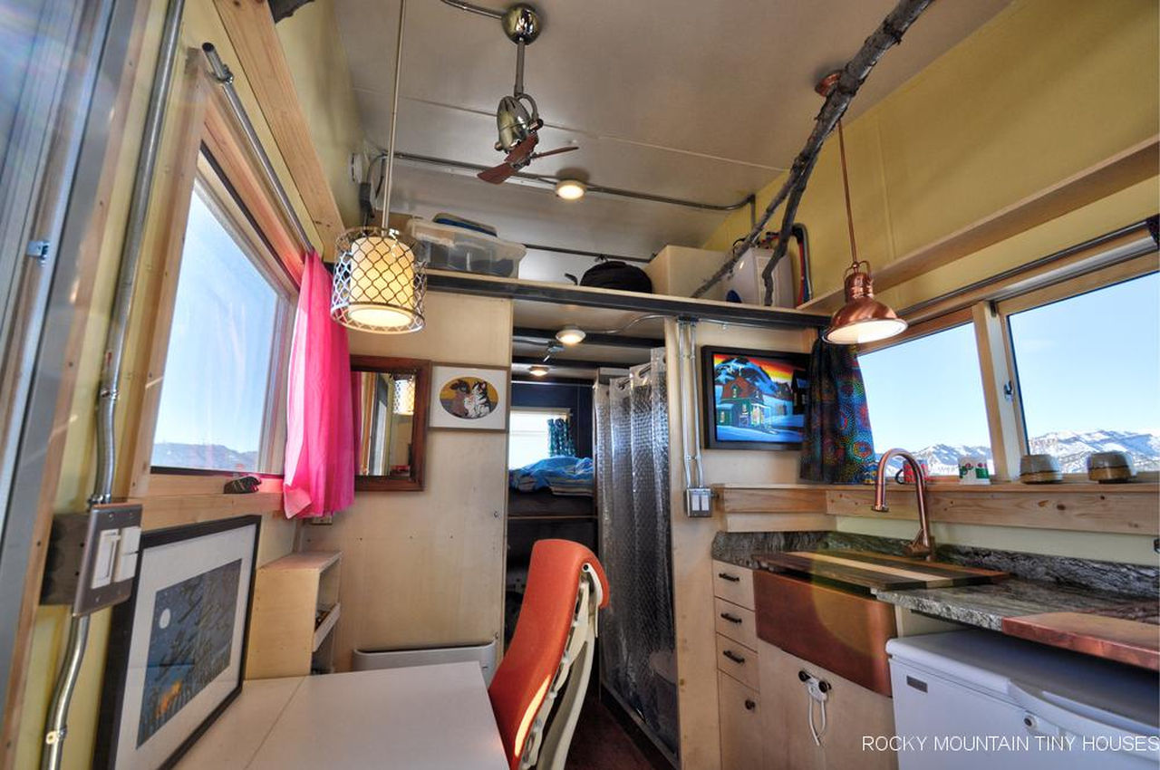 Tuscon 28′ Gooseneck Tiny House offers off-grid living