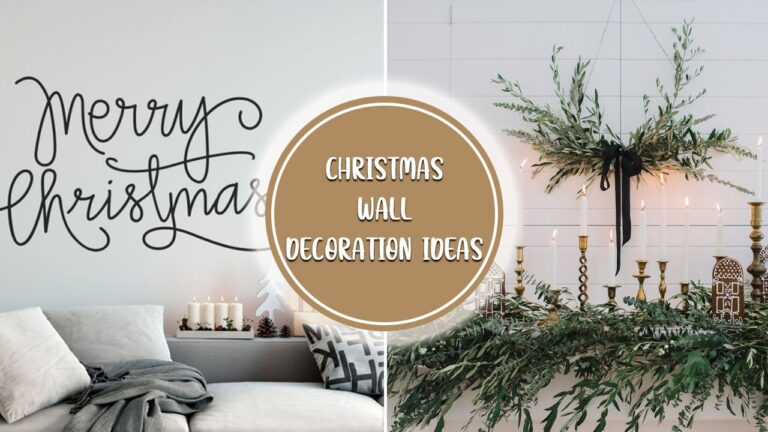 80+ Impeccable Christmas Wall Decoration Ideas for the Festive Season Christmas wall decoration ideas to try