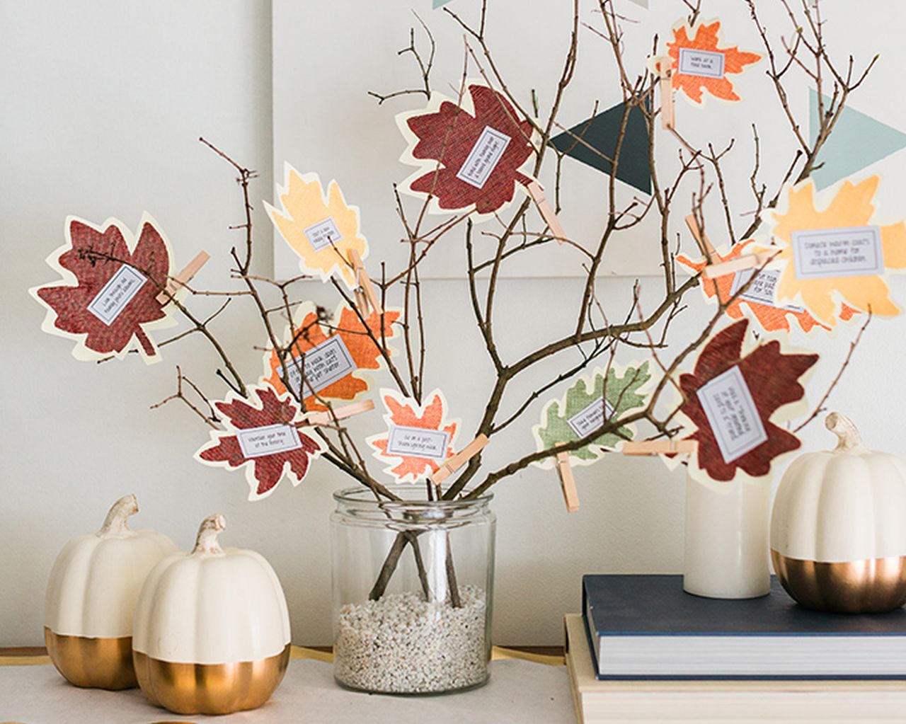 DIY Thanksgiving Branches