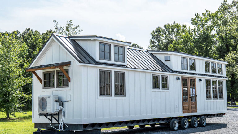 This 41ft Tiny House is Mini-Mansion With Contemporary Amenities