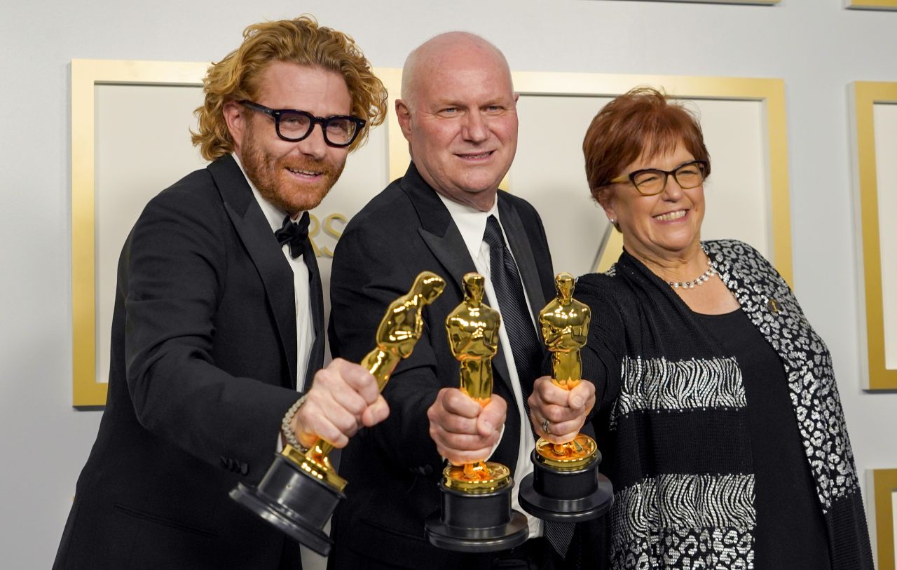 Donald Burt with Oscars