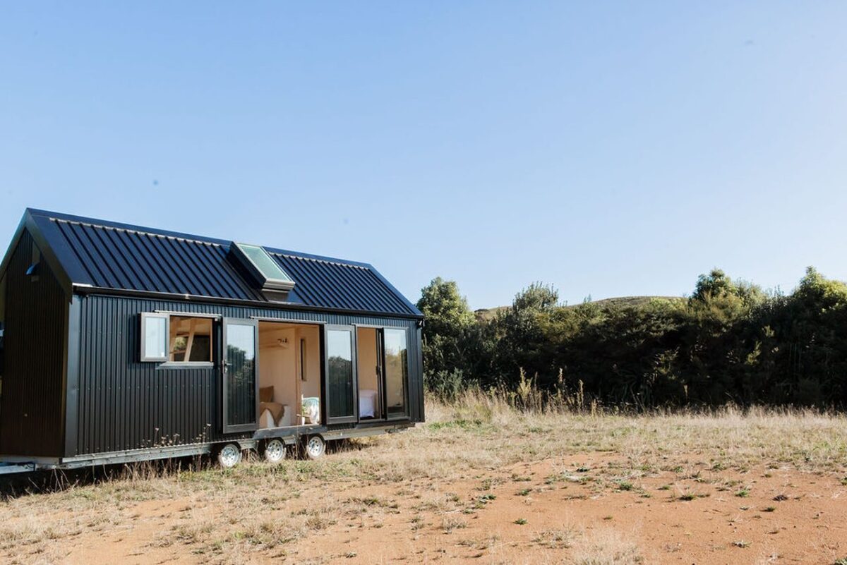 $86K Everest Tiny House has Mezzanine Lounge, Main-Floor Bedroom