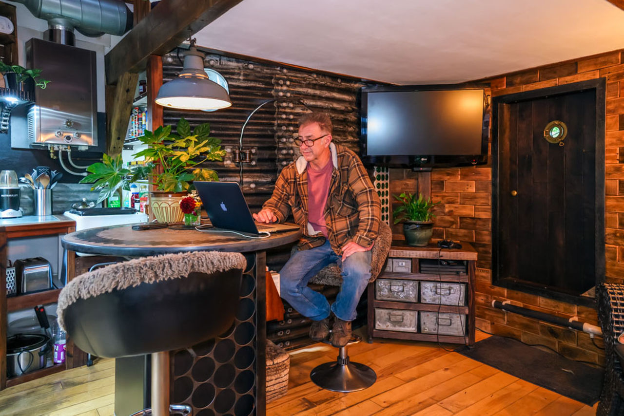 Grain SiloTiny House is laced with modern amenities