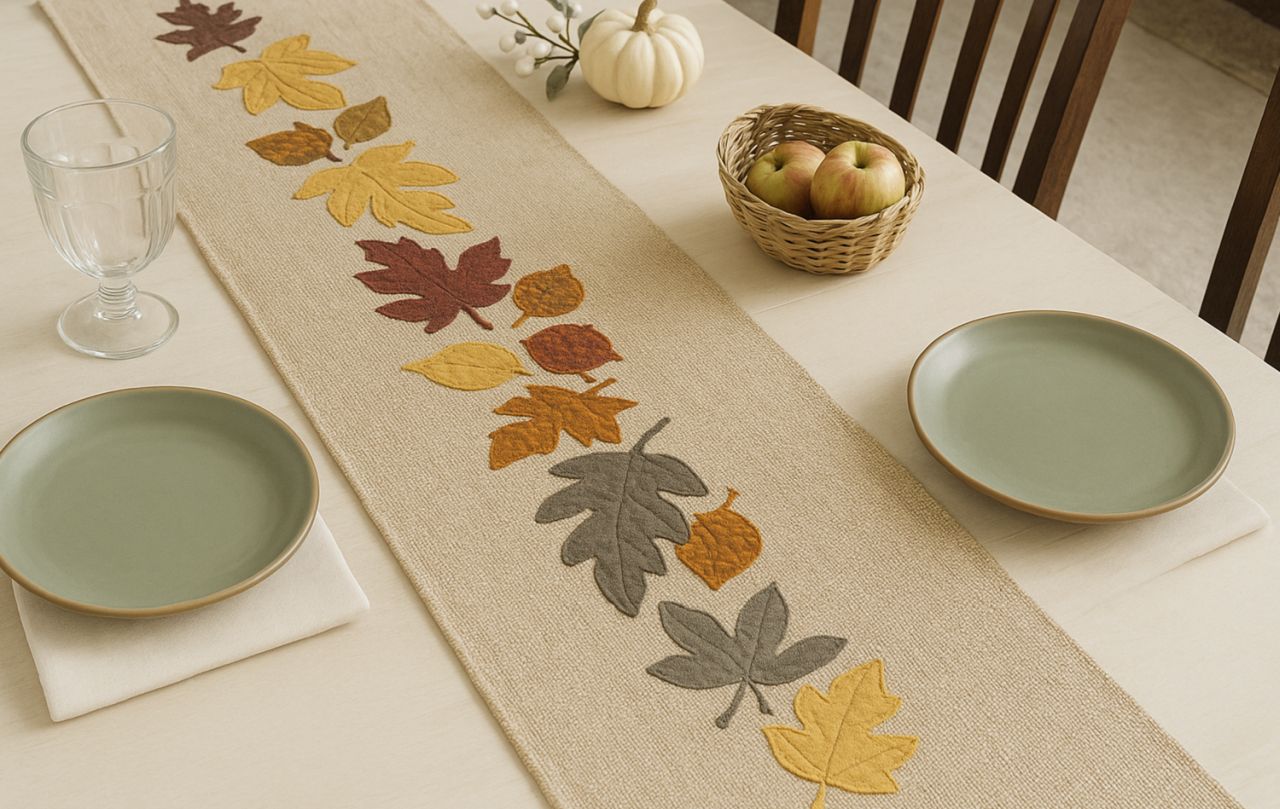 How to Make a Fall Table Runner