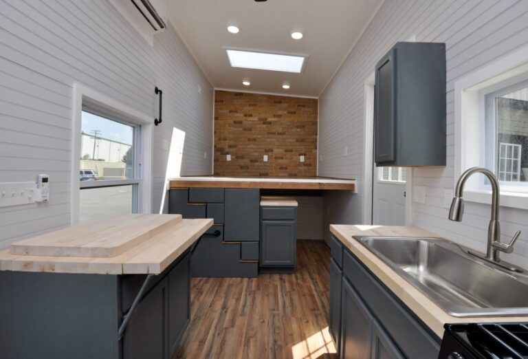 Inglewood Tiny House has Quirky Layout With Raised Living Room