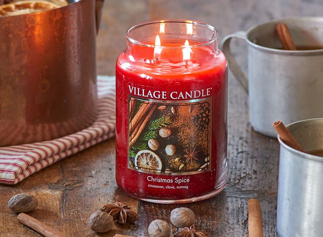 Large Glass Apothecary Jar Scented Candle