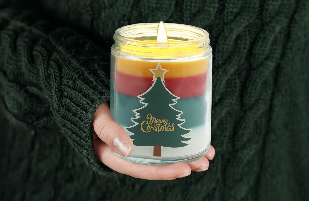 Natural Soy Wax Fir Scented Candles