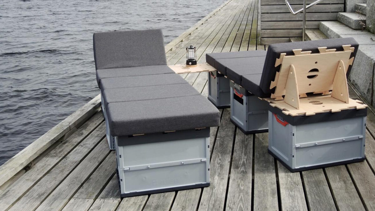 Multipurpose DIY Camping Furniture by Owomo