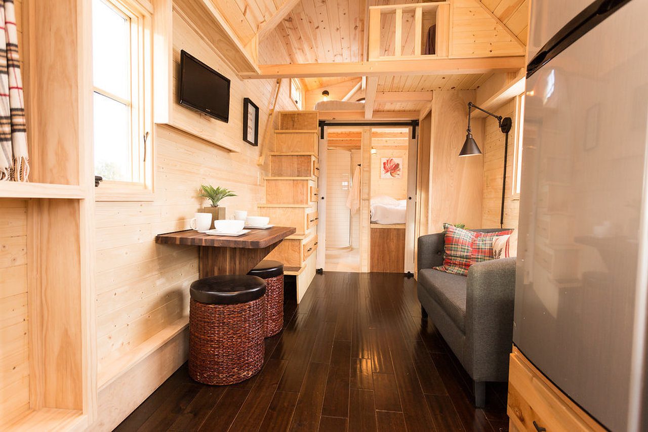 Porchlight Manor Tiny House - living room