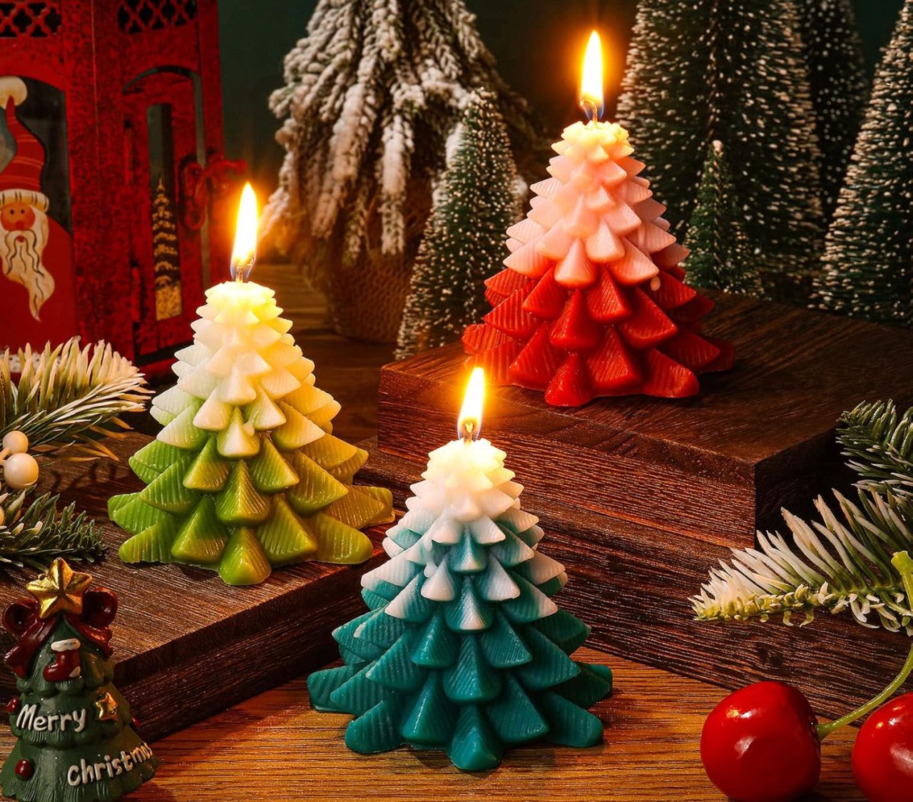 Realistic Tree Shaped Candles