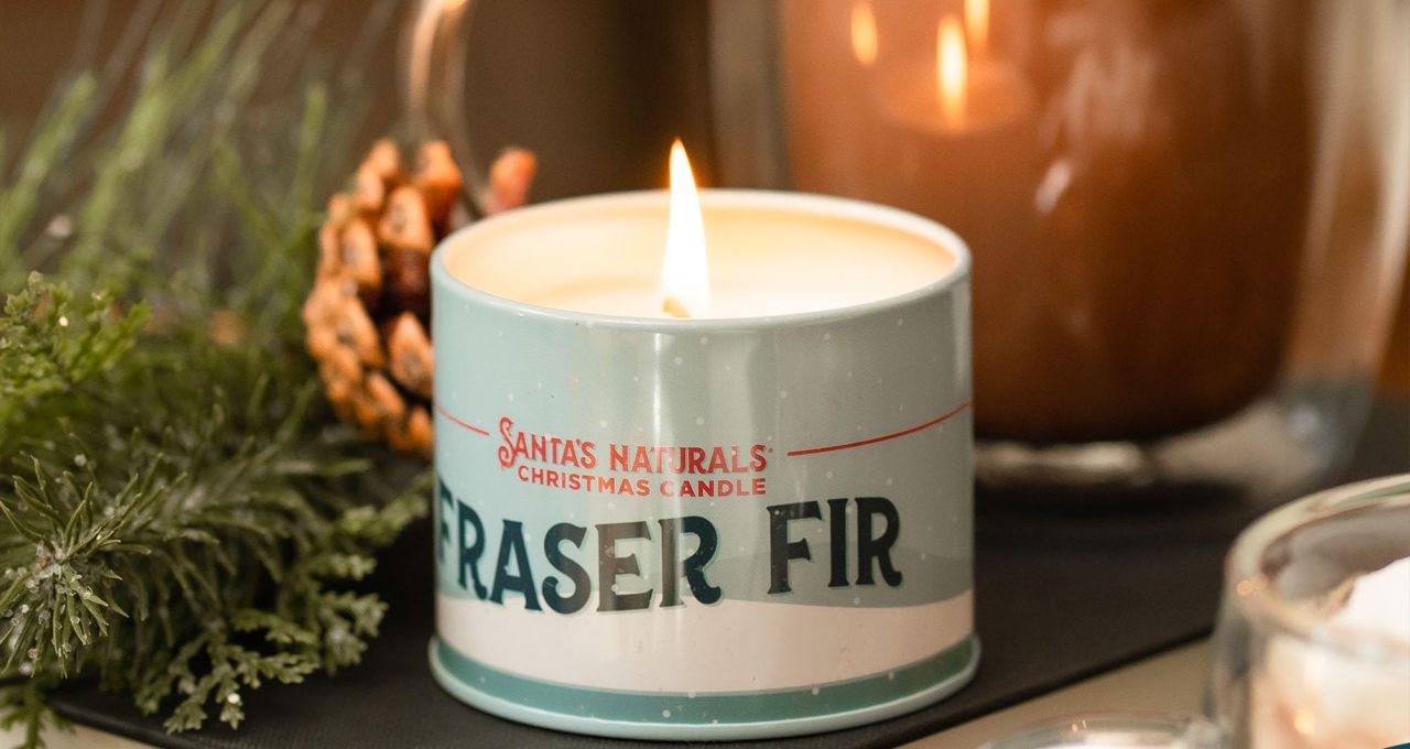 Santa's Naturals Fraser Fir Christmas Candle