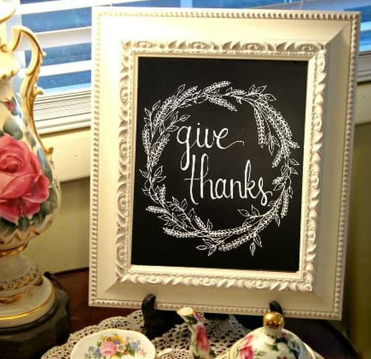 Thanksgiving Chalkboard Art