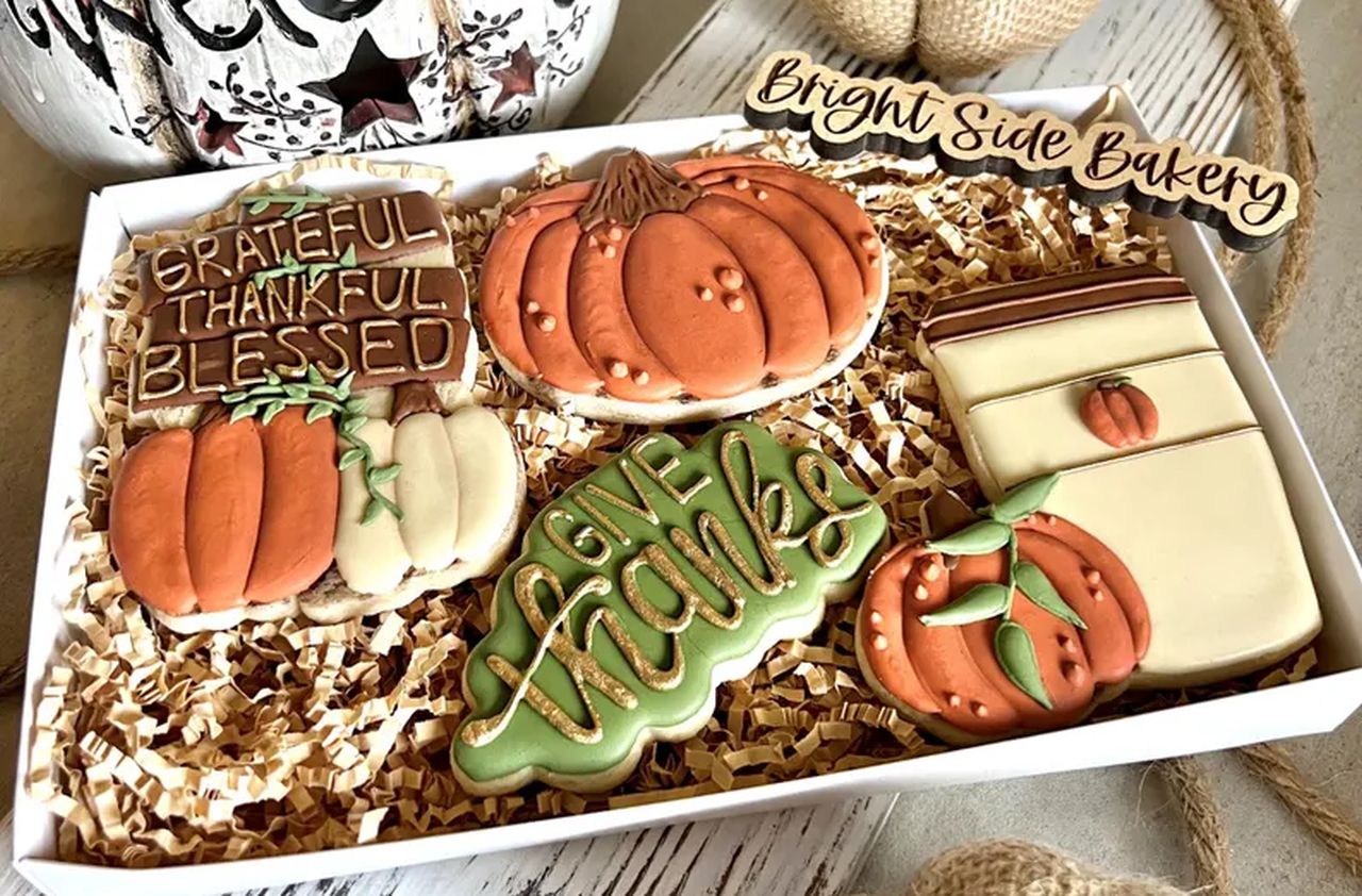 Thanksgiving Cookie Gift Box