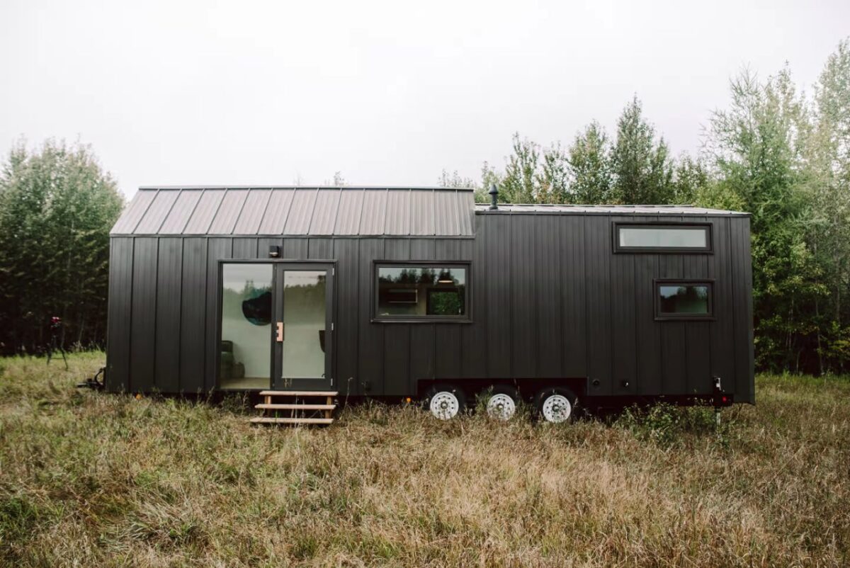 Trahan Tiny House Accommodates Yoga Studio, Office, and Gym