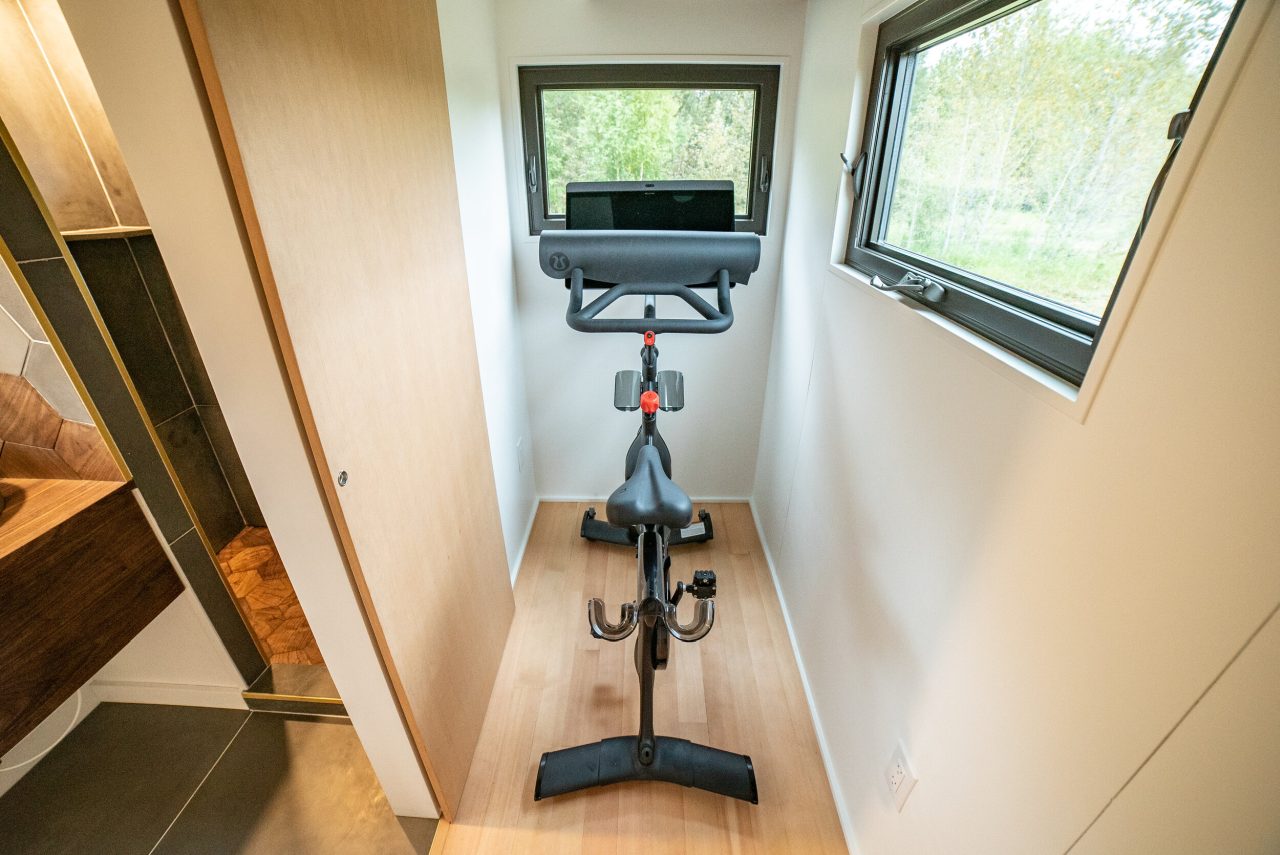 Trahan tiny house - home gym