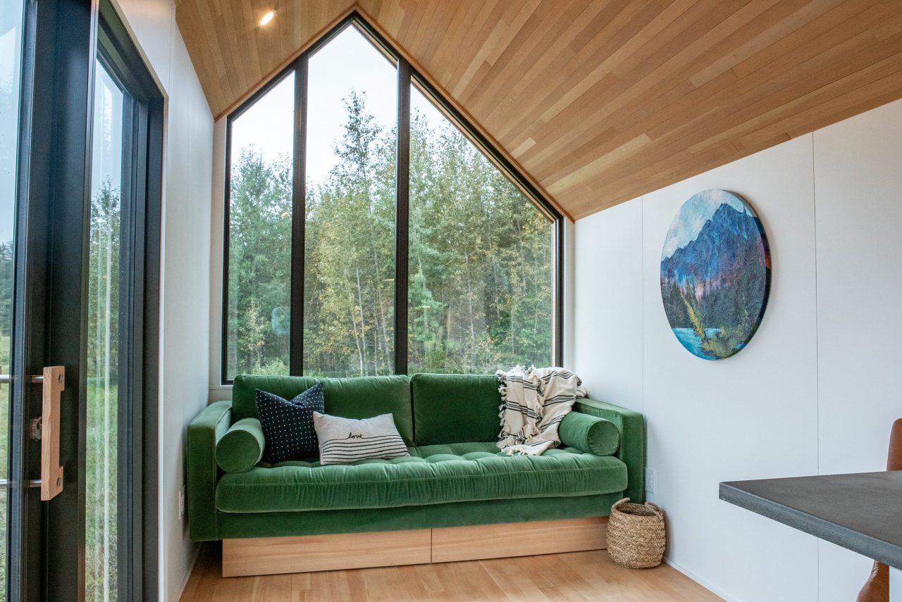 Trahan tiny house - living room