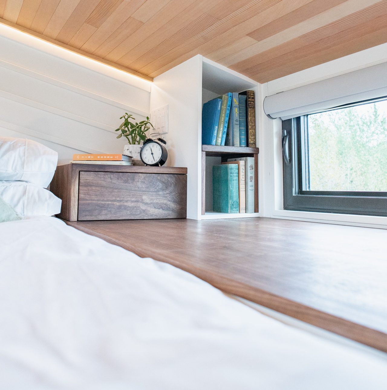 Trahan tiny house - loft bedroom