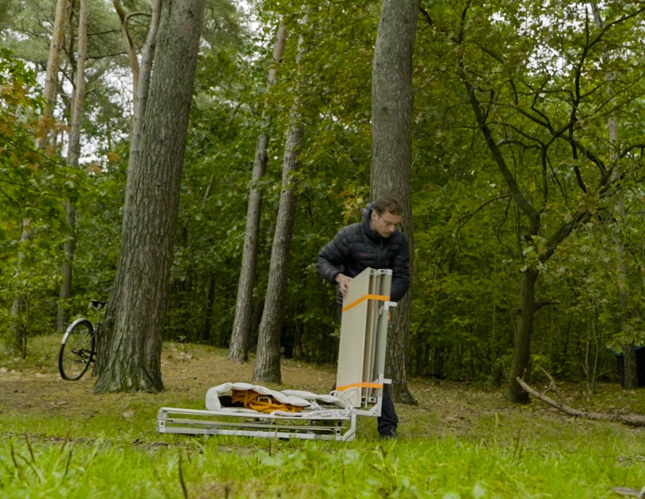 Trunk-Bunk-towable-treehouse is easily adjustable