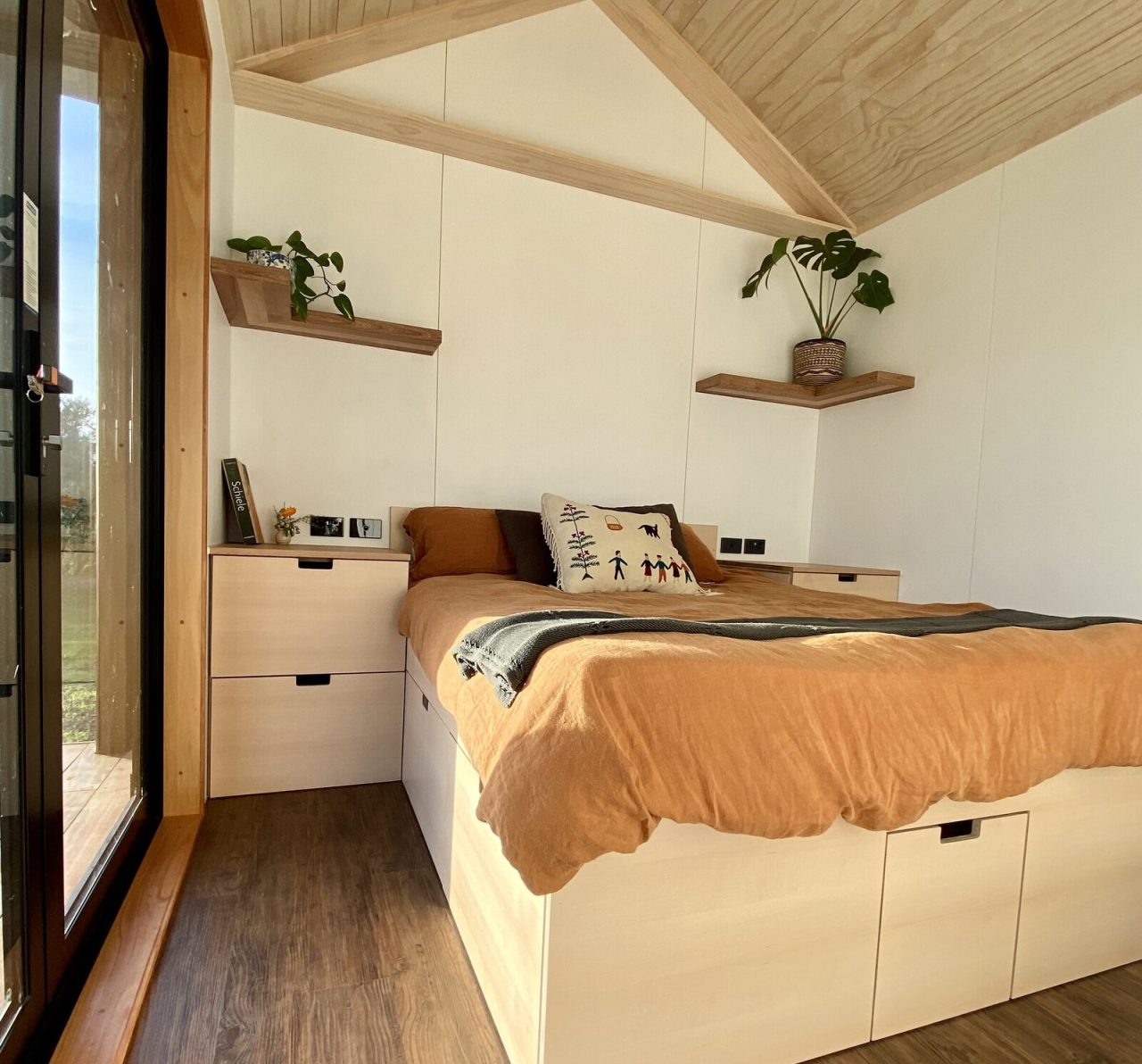 Whale Tiny House - bedroom