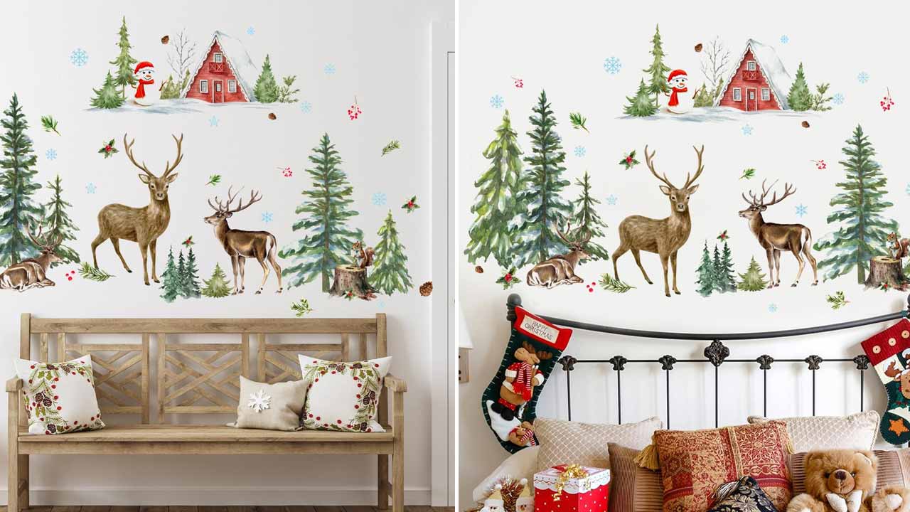 Christmas wall decals 5
