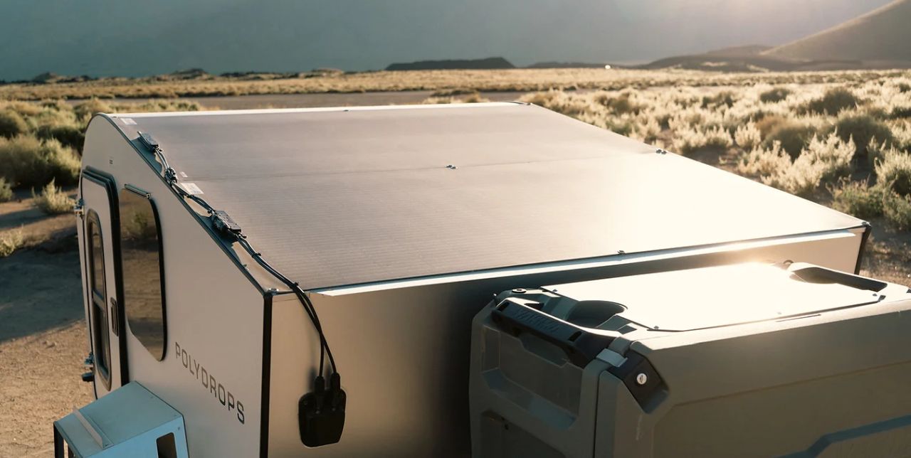 Polydrops XP19 trailer is solar powered