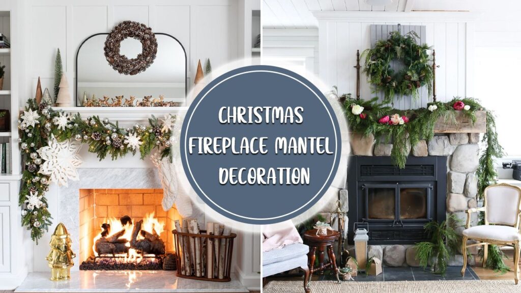 Christmas Fireplace mantel Decoration ideas to try