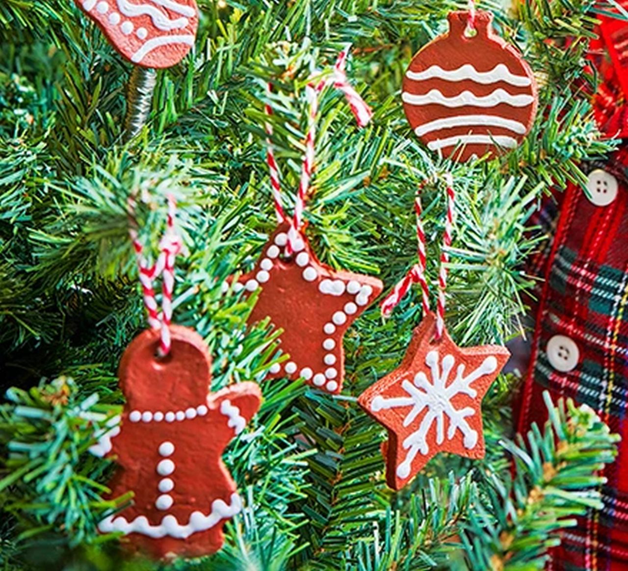 Cinnamon Salt Dough Gingerbread Decorations