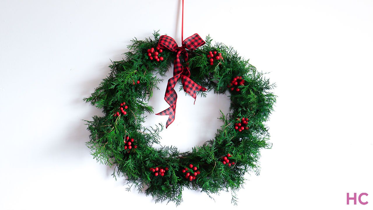 DIY Christmas Wreath Ideas - Cypress wreath