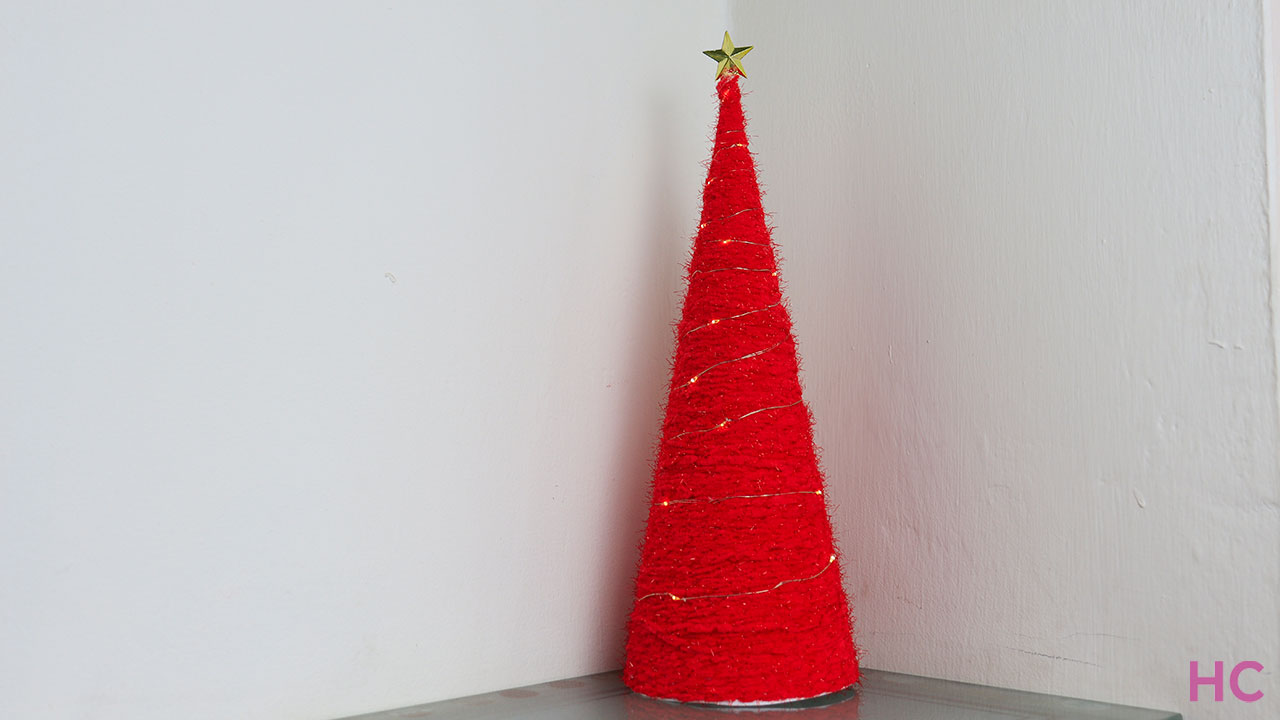 DIY Sparkly Christmas tree - 1