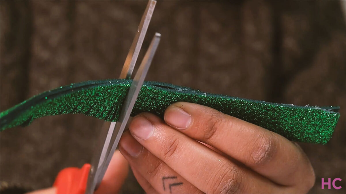 Glitter Paper Christmas Tree for Last-Minute Holiday Decorations