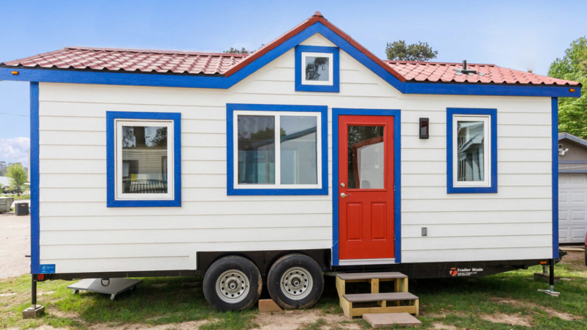 Henry Tiny House Features a Practical Kitchen and Two Bedrooms