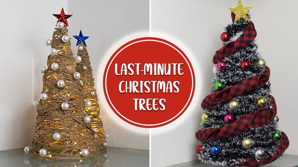 Last-Minute DIY Christmas Tree Ideas