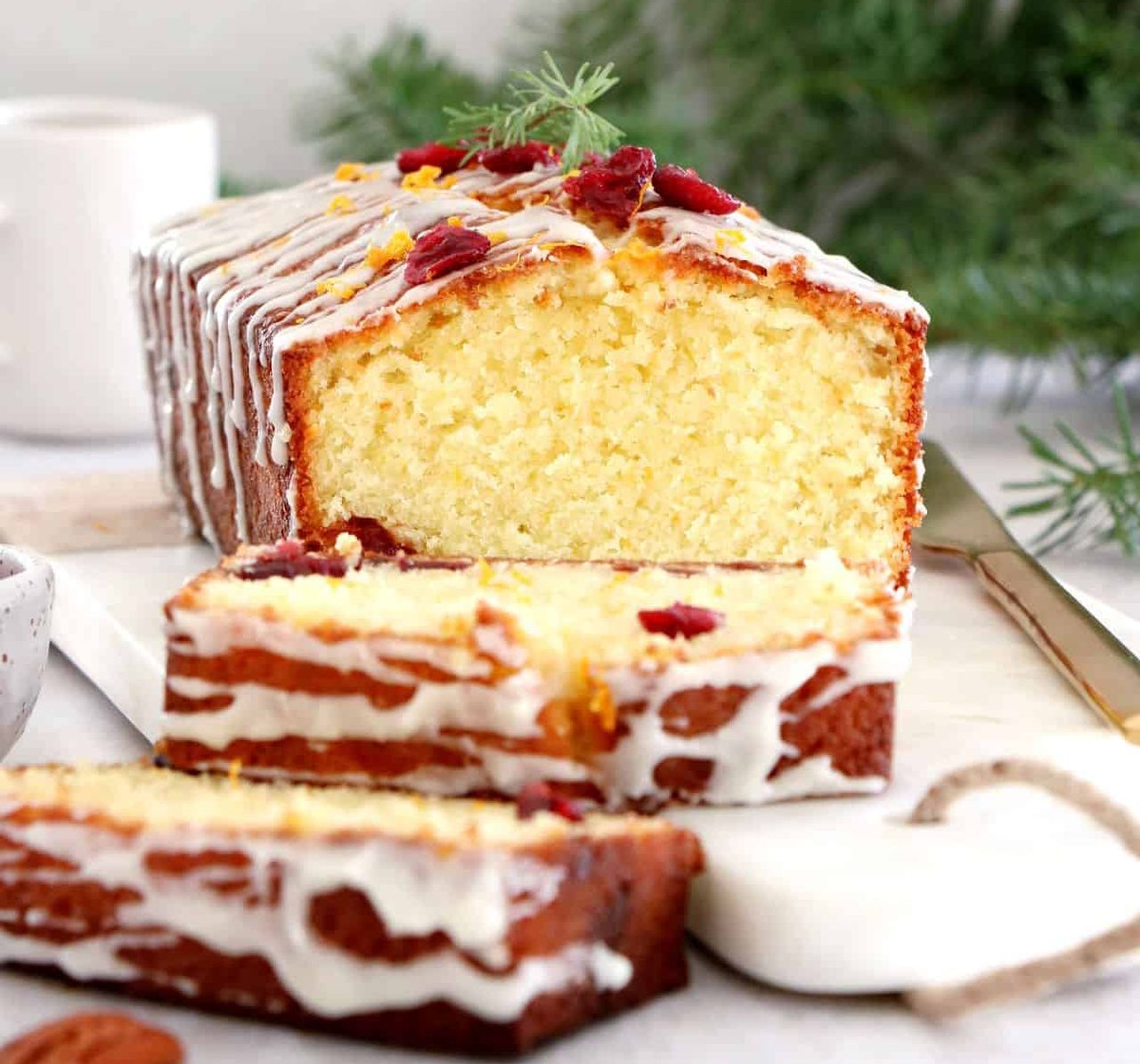 Orange Cranberry Pound Cake