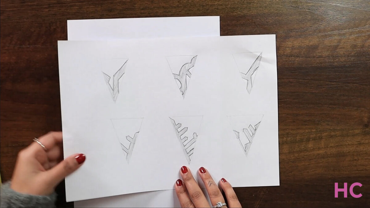 DIY Paper Snowflake Garland for Christmas, w/Pattern Template