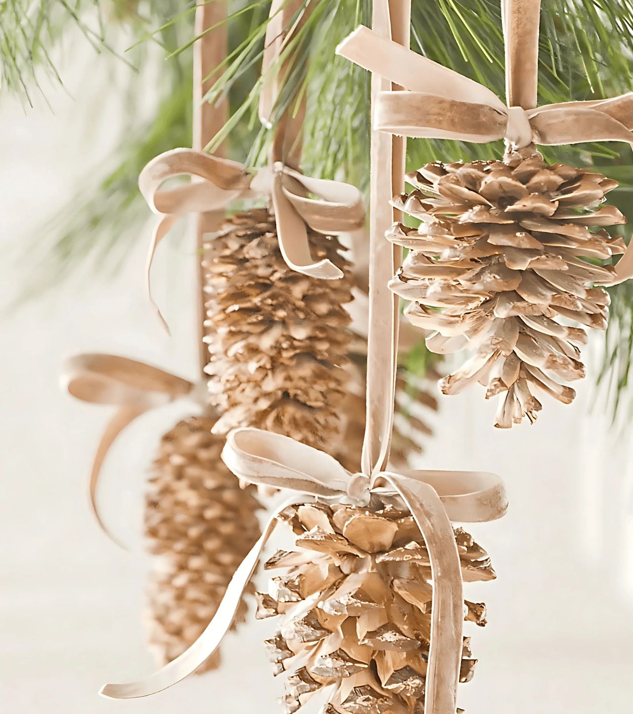 Pine cone tree ornament