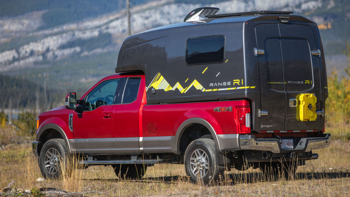 Range R1 Slidein Pickup Camper is Designed for the FreeSpirited