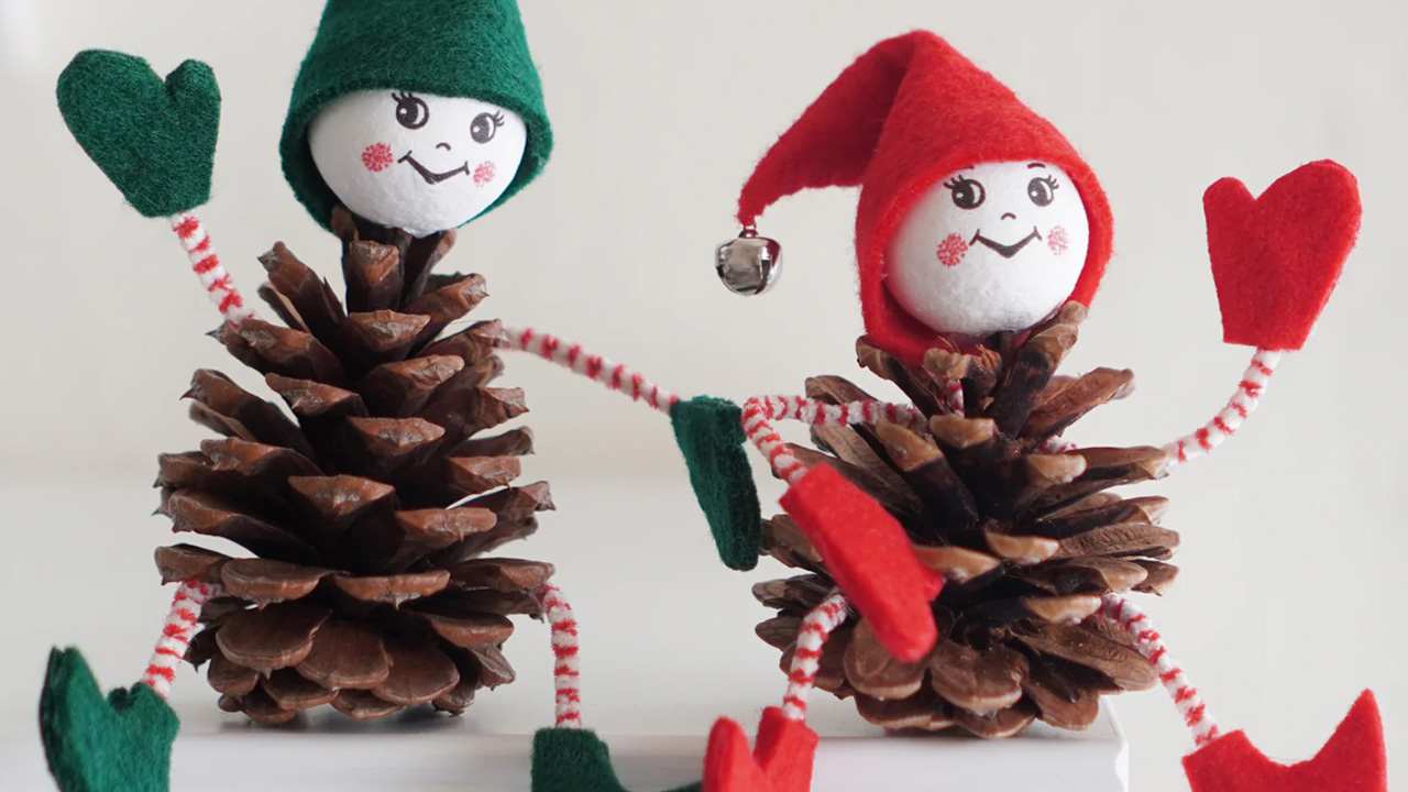 Whimsical Pinecone Pixies With a Timeless Charm