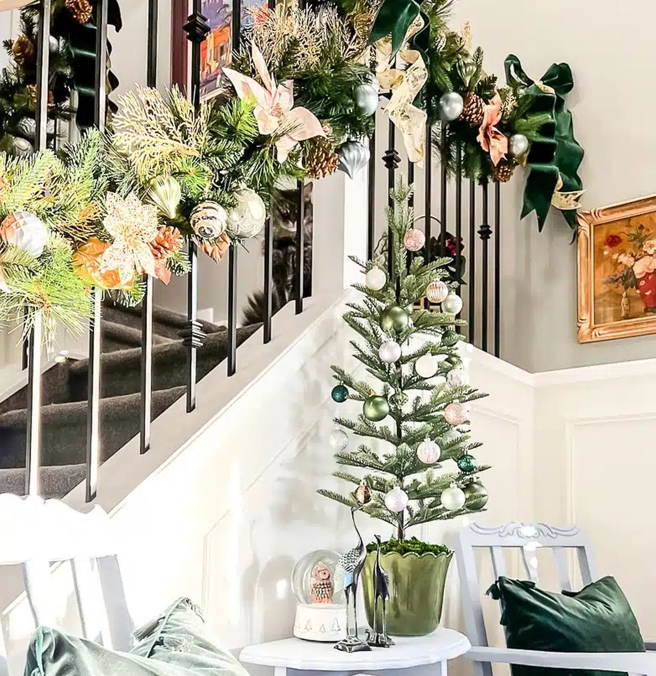 christmas entryway decoration ideas for home