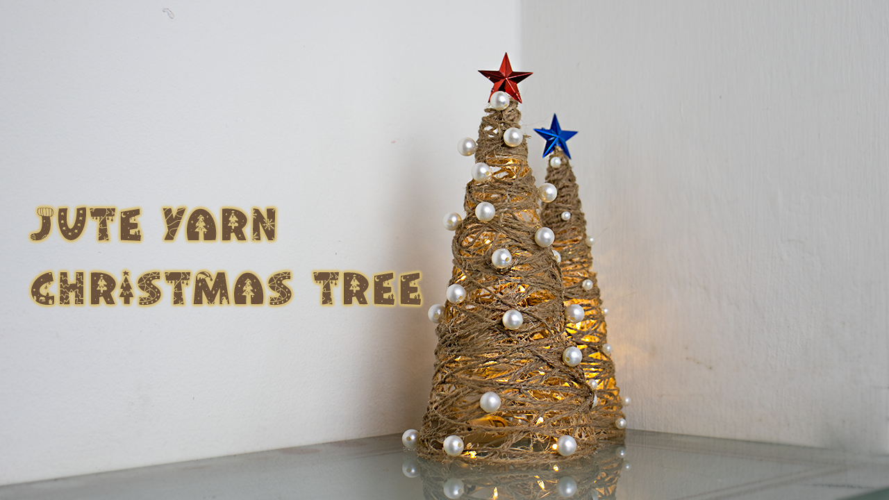 Jute yarn Christmas tree