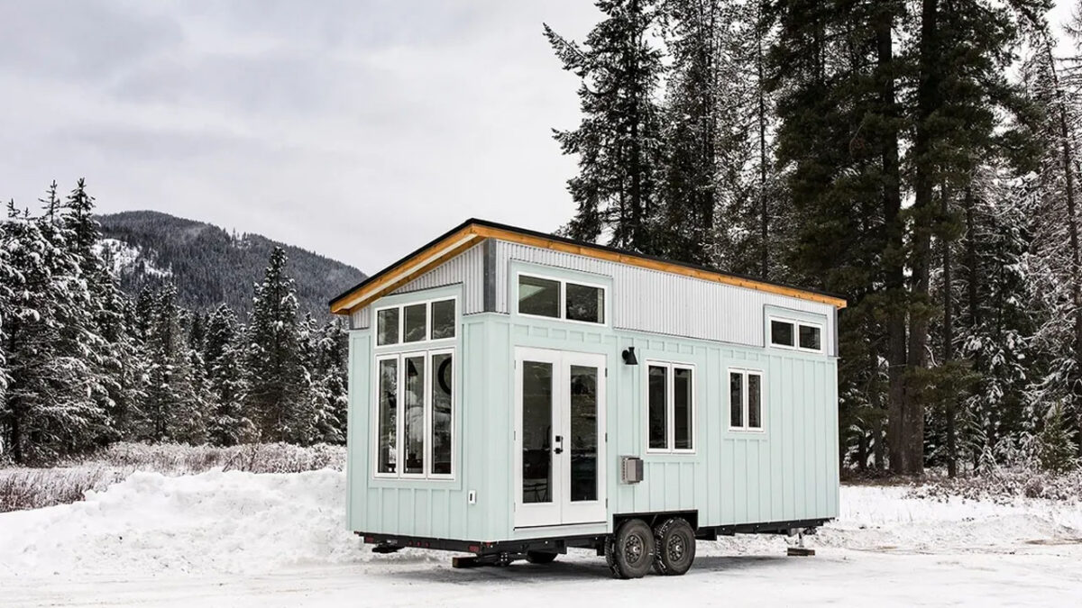 24ft Silverton Tiny House on Wheels is All Ready For Winters