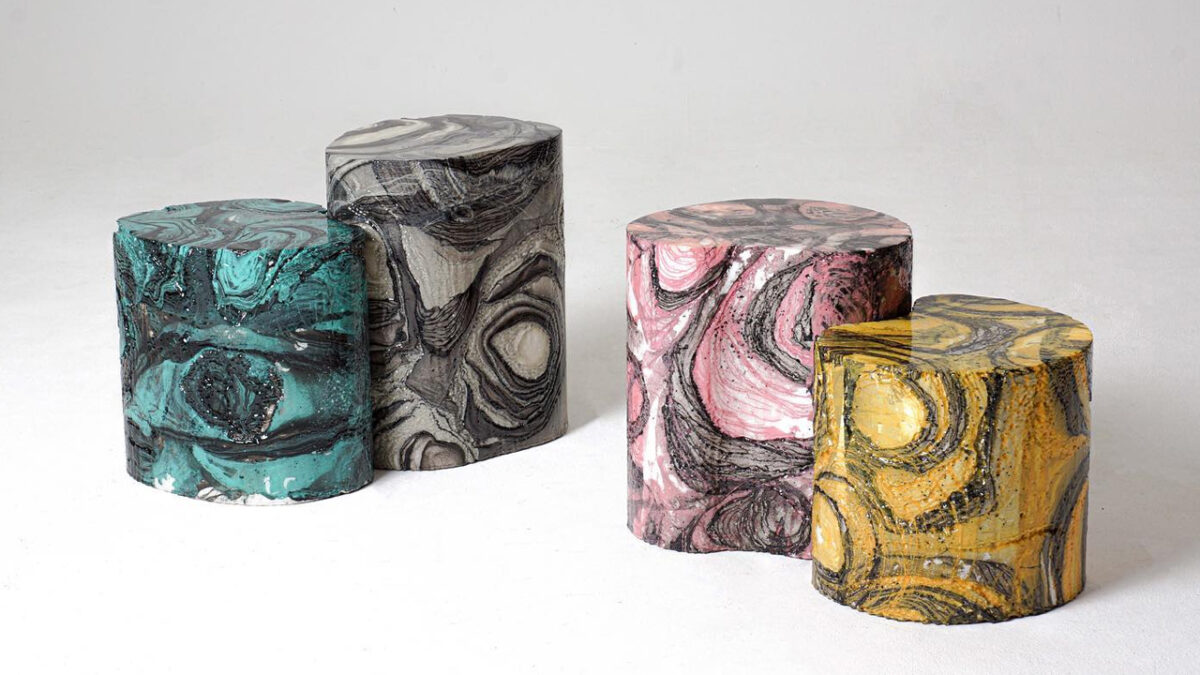 Styrofoam Stools Will Add Color and Pattern to Your Space