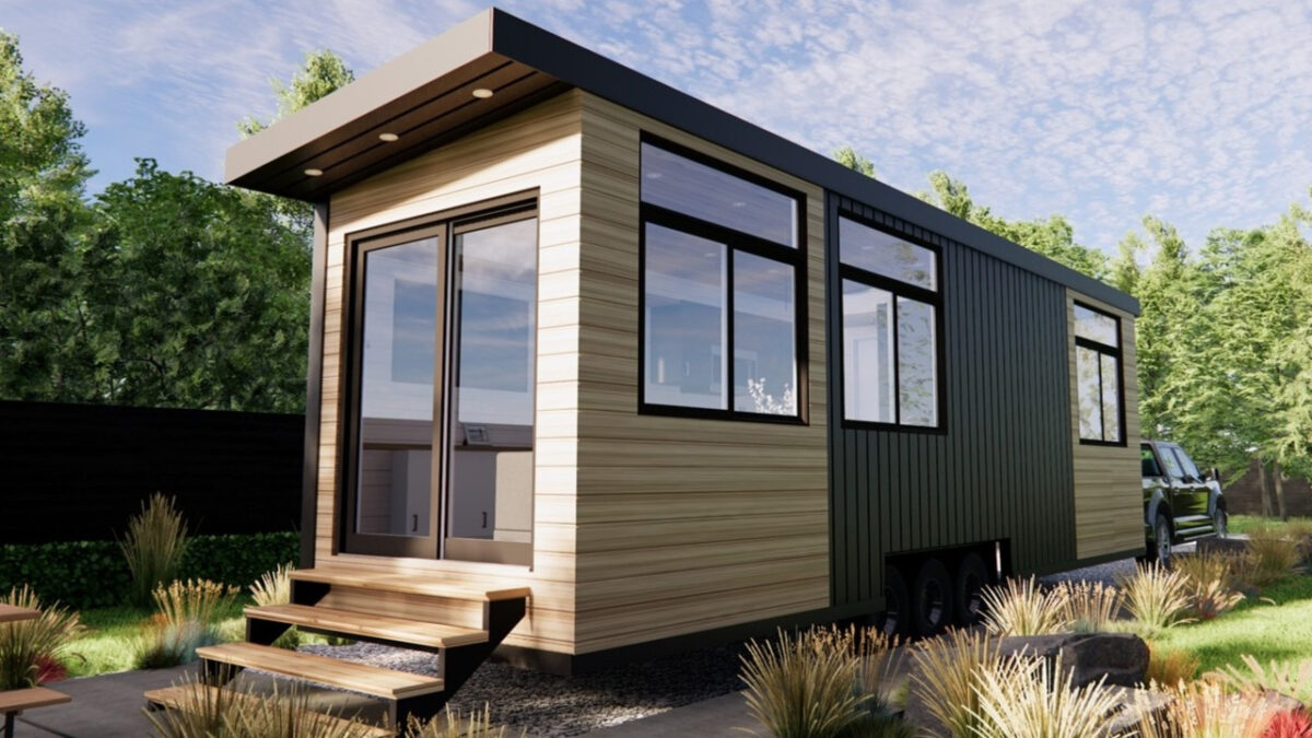 Single-Level Sojourn Tiny House Makes a Comfy Permanent Home