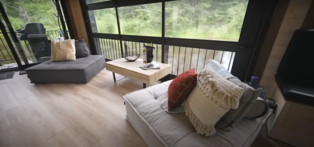 Bora Boreal Floating Tiny House is OffGrid Retreat in Quebec