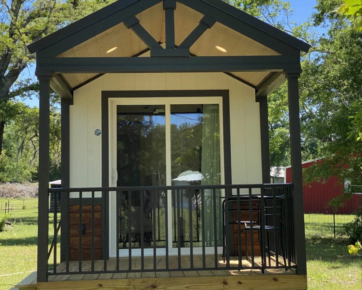 $50k Florida Tiny House With Covered Porch Is Perfect Adu