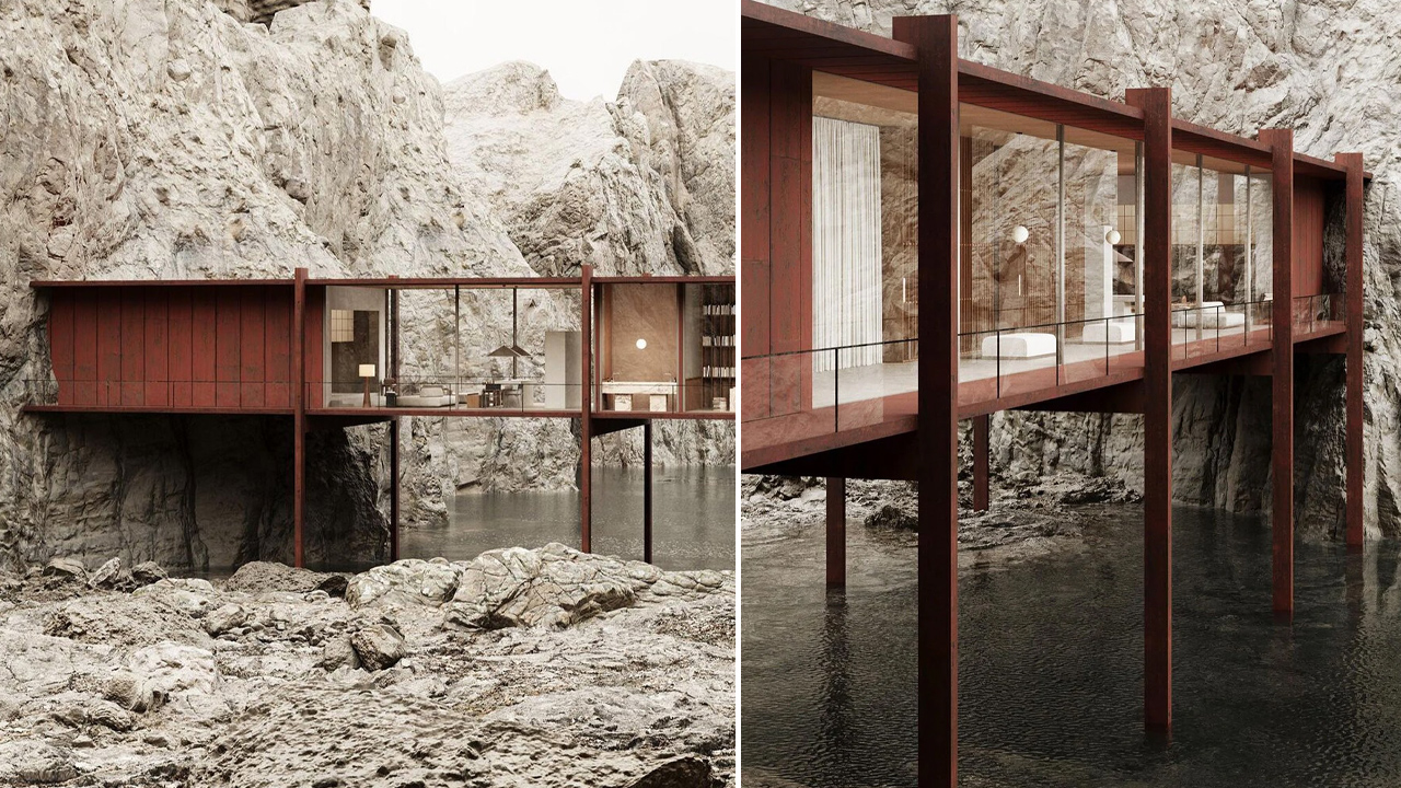 Stilted Glass House 1