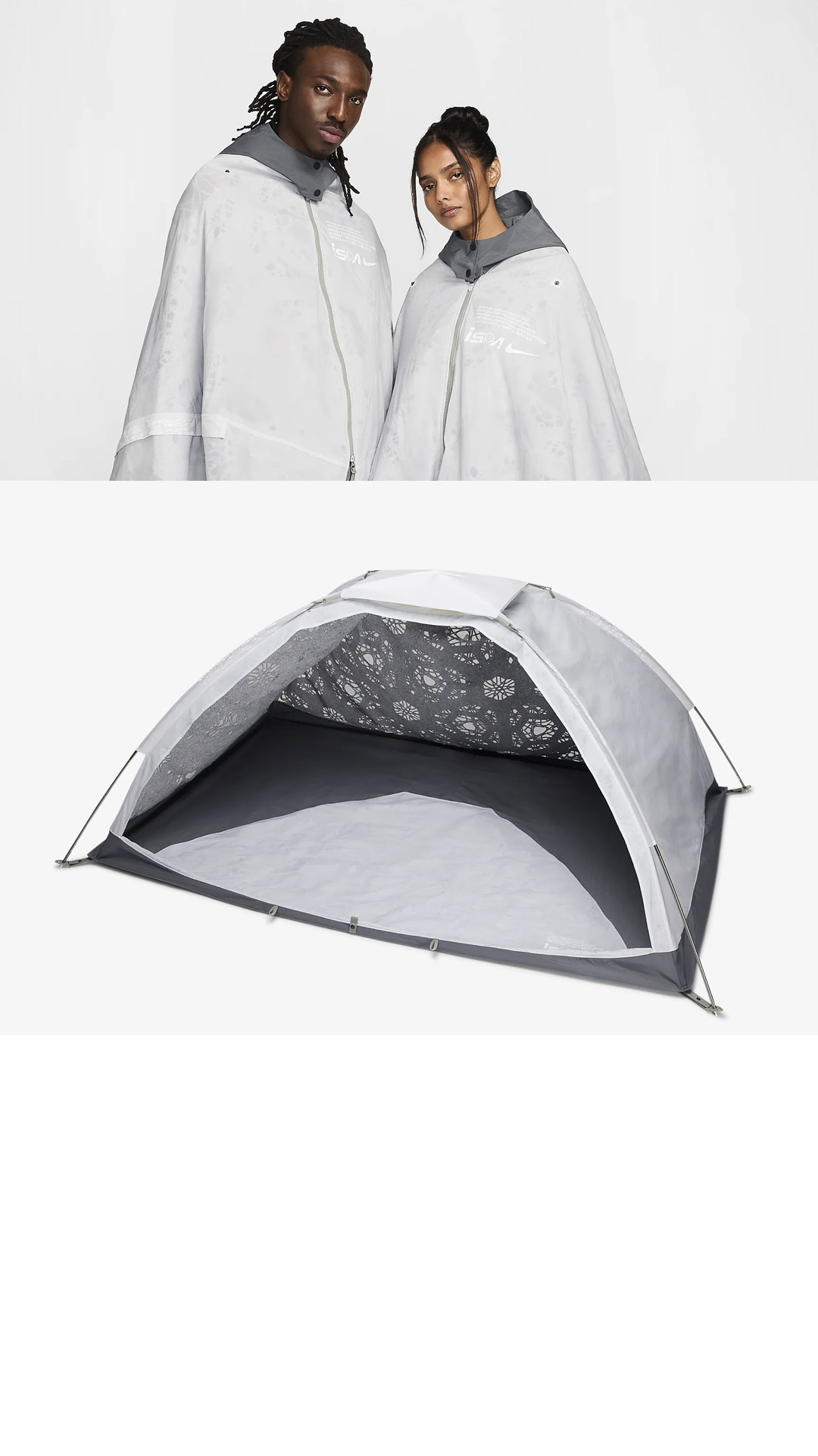 Nike's waterproof poncho tent is a wearable baggage - Homecrux